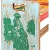 Kolamedžio suolas, perdirbtos medienos masyvas, 100x30x50 cm