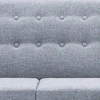 L-formos sofa, aud. apmušal., 171,5x138x81,5cm, šviesiai pilka