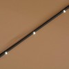 Lauko skėtis su LED ir plieniniu stulpu, taupe, 300cm