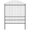 Lauko tvora su iečių viršug., juoda, (1,75-2)x1,7m, plienas