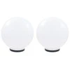 LED lempos, rutulio formos, 2vnt., sferiniai, 40cm, PMMA