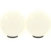 LED lempos, rutulio formos, 2vnt., sferiniai, 40cm, PMMA