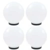 LED lempos, rutulio formos, 4vnt., sferinės, 25cm, PMMA