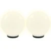 LED lempos, rutulio formos, 4vnt., sferinės, 25cm, PMMA