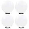 LED lempos, rutulio formos, 4vnt., sferinės, 30cm, PMMA