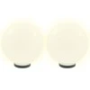 LED lempos, rutulio formos, 4vnt., sferinės, 30cm, PMMA
