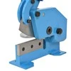 Metalo žirklės su svirtimi, mėlynos spalvos, 125mm