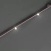 Pakabinamas skėtis su LED, žalias, 300cm, metalinis kotas