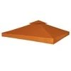 Pakaitinis pavėsinės uždangalas, oranžinis, 3x3m, 310g/m²