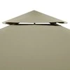 Atsarginis pavėsinės uždangalas, smėlio, 310g/m², 3x4m