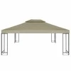 Atsarginis pavėsinės uždangalas, smėlio, 310g/m², 3x4m