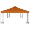 Pakaitinis pavėsinės uždangalas, oranžinis, 3x3m, 310g/m²
