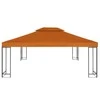 Pakaitinis pavėsinės uždangalas, oranžinis, 3x4m, 310g/m²