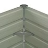 Pakeltas sodo lovelis, rudas, 100x100x77cm, galvan. plienas