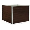Pakeltas sodo lovelis, rudas, 100x100x77cm, galvan. plienas