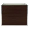 Pakeltas sodo lovelis, rudas, 100x100x77cm, galvan. plienas