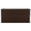 Pakeltas sodo lovelis, rudas, 160x88x77cm, galvan. plienas