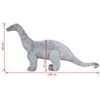 Pastat. pliušin. žaislas dinozauras brachiozauras, pilkas, XXL