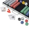 Pokerio rinkinys su 500 žetonų, aliuminis