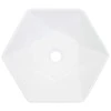 Praustuvas, baltos sp., 41x36,5x12cm, keramika
