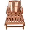 Sofa Saulės gultai, 2 vnt., su staliuku, akacijos mediena