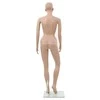 Seksualus moteriškas manekenas, stiklo pagr., krem. sp., 180cm