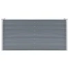 Lovelis, pilkos spalvos, 160x40x77cm, galvanizuotas plienas