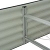 Lovelis, pilkas, 240x80x44cm, galvanizuotas plienas, aukštas