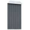 Sodo malkinė, galvanizuotas plienas, 330x84x152cm, pilka