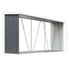 Sodo malkinė, galvanizuotas plienas, 330x84x152cm, pilka