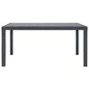 Sodo stalas, rudos sp., 150x90x72 cm, plastikas, rat. imit.
