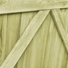 Sodo vartai, 2vnt., 300x100cm, impregnuota pušies mediena