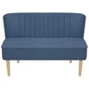 Sofa, audinys, 117 x 55,5 x 77 cm, mėlyna