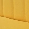 Sofa, audinys, 117x55,5x77cm, geltona