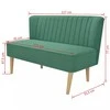 Sofa, audinys, 117x55,5x77cm, žalia
