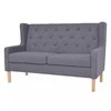 Sofa Sofos komplektas, 2vnt., audinys, pilkas