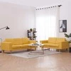 Sofa Sofų komplektas, 2d., geltonas, audinys