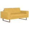 Sofa Sofų komplektas, 2d., geltonas, audinys