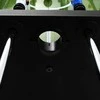 Stalo futbolo stalas, juodas, plienas, 60kg, 140x74,5x87,5cm