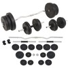 Štangos ir hantelių rinkinys, 60 kg