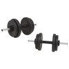 Štangos ir hantelių rinkinys, 60 kg