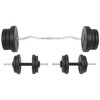 Štangos ir hantelių rinkinys, 60 kg