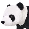 Stovintis pliušinis žaislas panda, juodas ir baltas, XXL