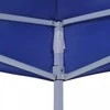 Sulankstomas paviljonas, mėlynas, 3 x 3 m