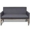 Sofa Suol. su pagalv., audinys, brazil. kaučiukmedis, tams. pilk.