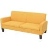Trivietė sofa, 180x65x76, geltonos spalvos