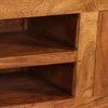 TV staliukas TV Spintelė, 120x30x40cm, medienos masyvas su medaus apdaila
