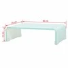 TV stovas/monitoriaus pakyla, žalias, 40x25x11cm, stiklas