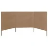 Uždanga nuo vėjo, taupe sp., 400x120cm, audinys, 3 plokštės