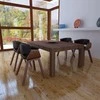 Valgomojo kėdės, 4 vnt., išlenkta mediena ir dirbtinė oda